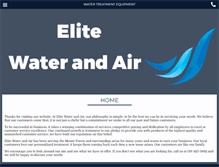 Tablet Screenshot of elitewaterandair.com